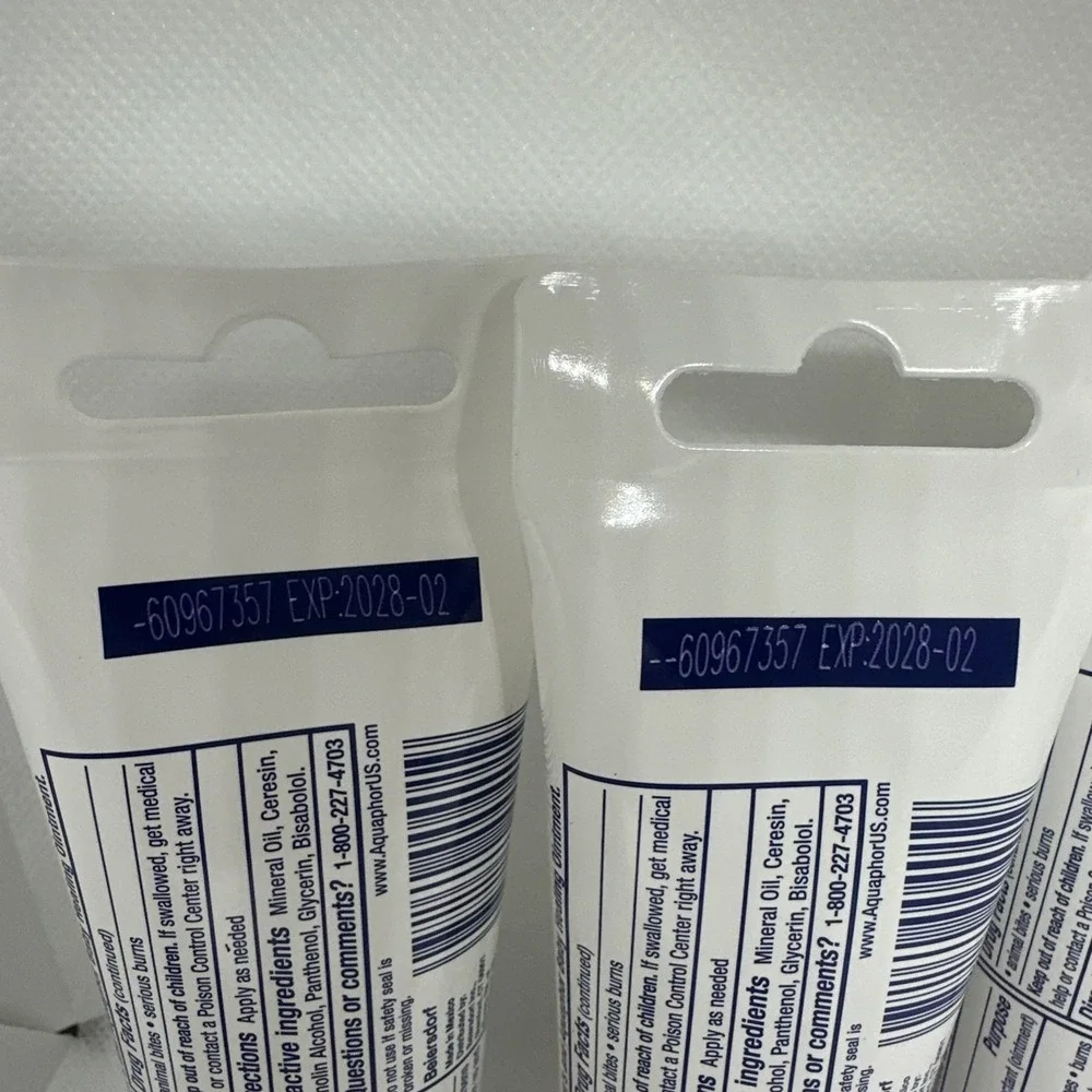 Aquaphor Healing Ointment Advanced Therapy for Dry Cracked Skin 1.75oz (4 Pack)